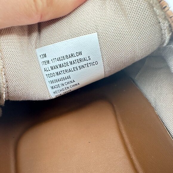 Izod Memory Foam Men Size 13M Brown Leather Elastic Pull On Casual Shoes - Picture 10 of 11